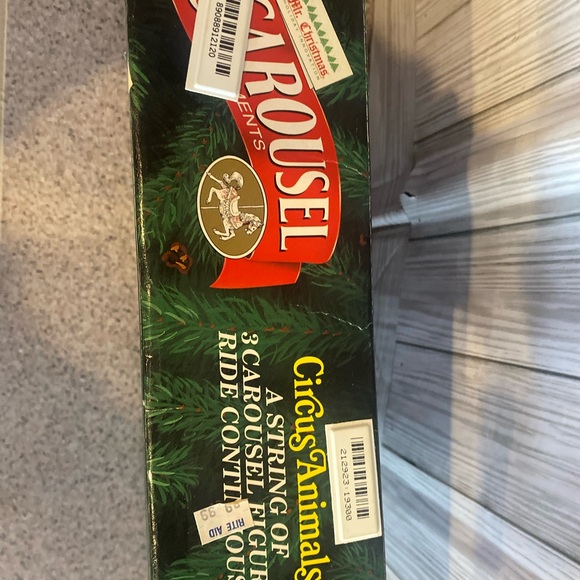 Mr. Christmas Carousel Ornaments Circus Animals Elephant Tiger Horse Animated - Picture 5 of 8